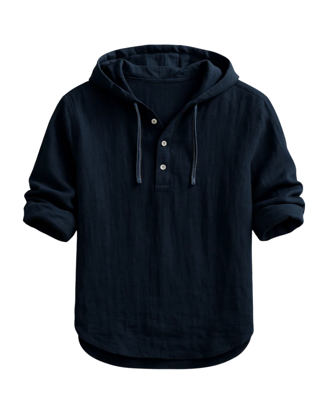 Len | Luxury Linen Hooded Shirt