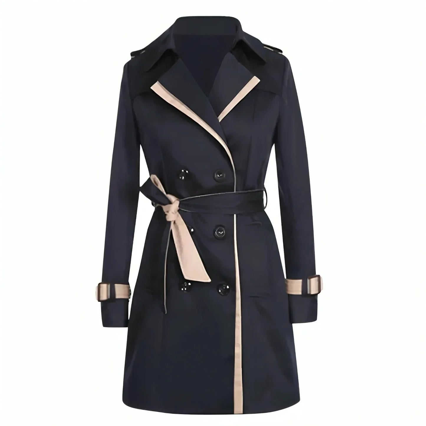 Maya | Double-Breasted Trench Coat