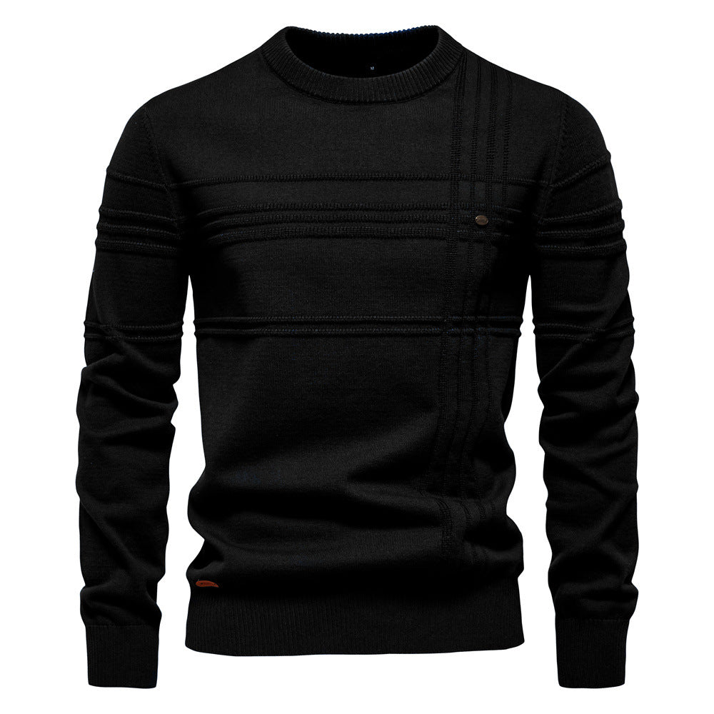 Jackson | Fine-Knit Crew Neck Sweater