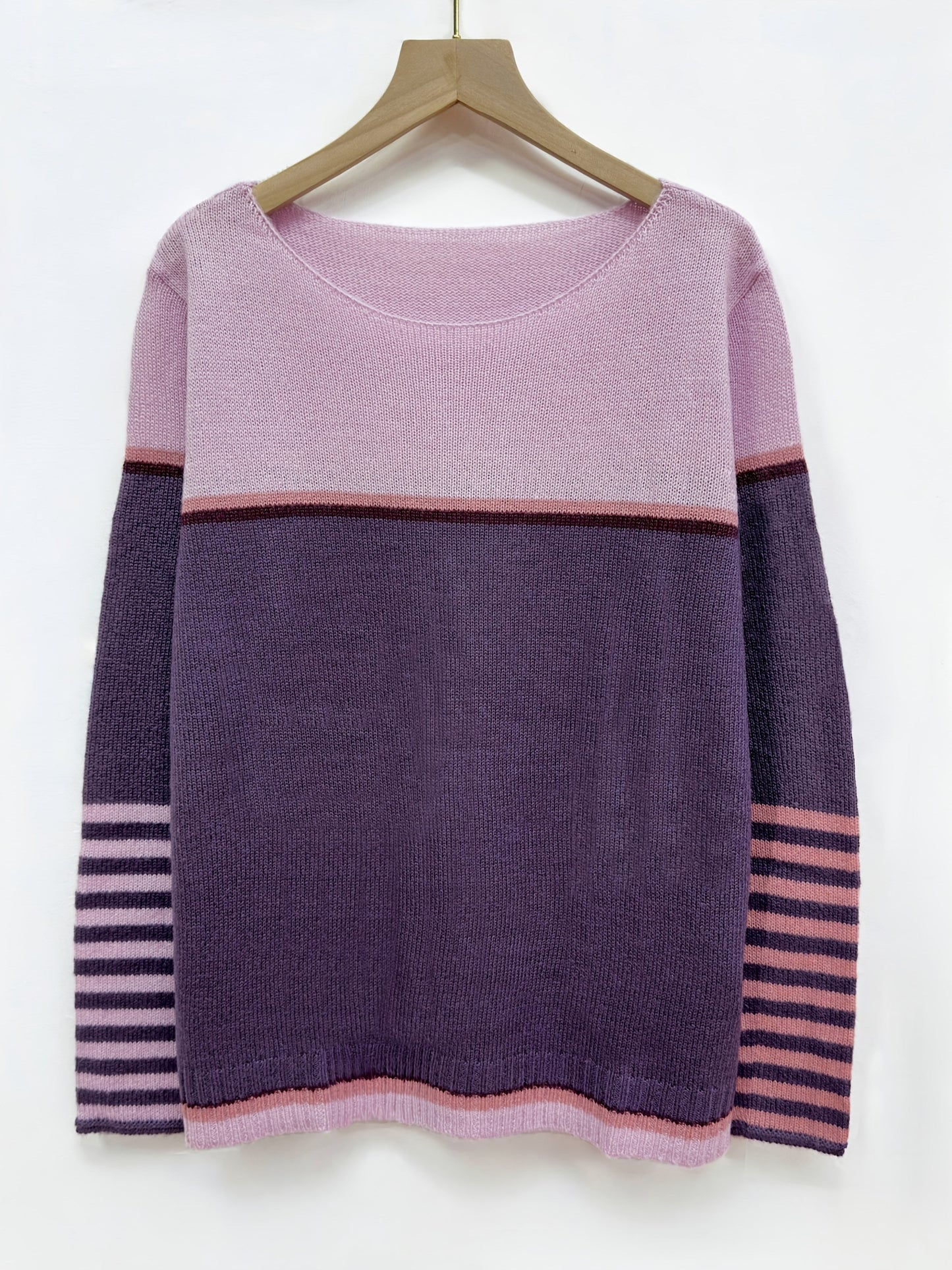 Katharina - Long Sleeve Striped Sweater