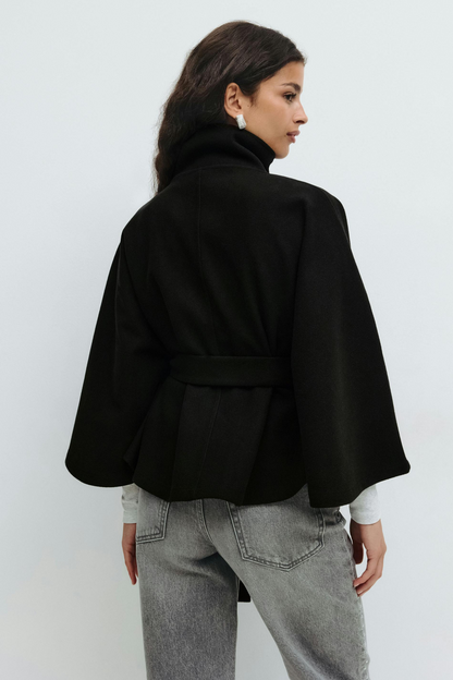 Emily | Belted Cape Jacket