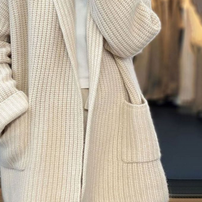 Edith | Knitted Cardigan in Wool Blend