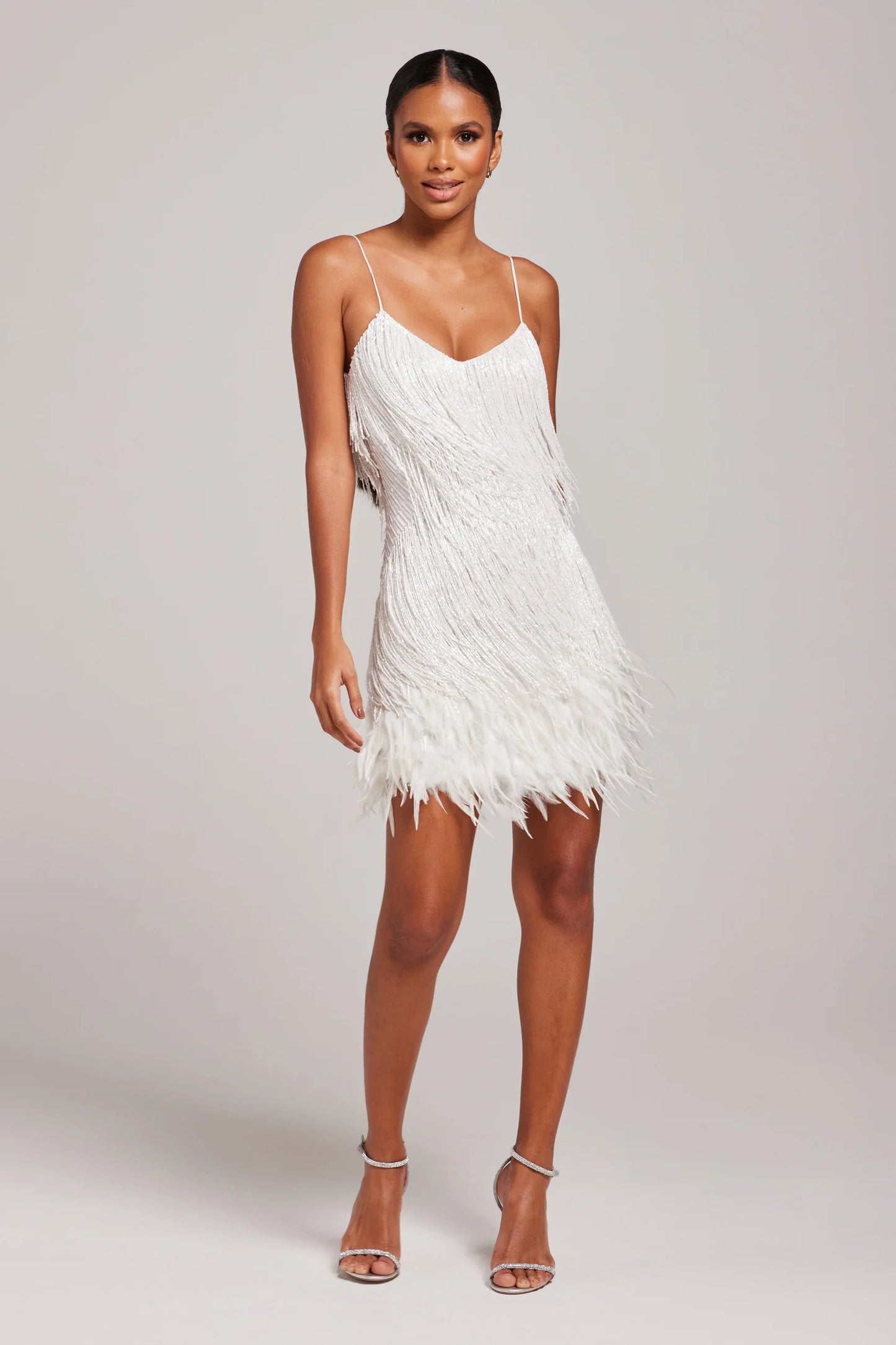 Brielle | Feather Mini Dress