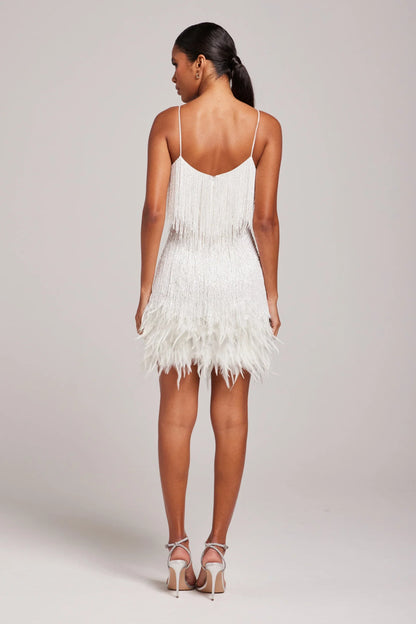 Brielle | Feather Mini Dress