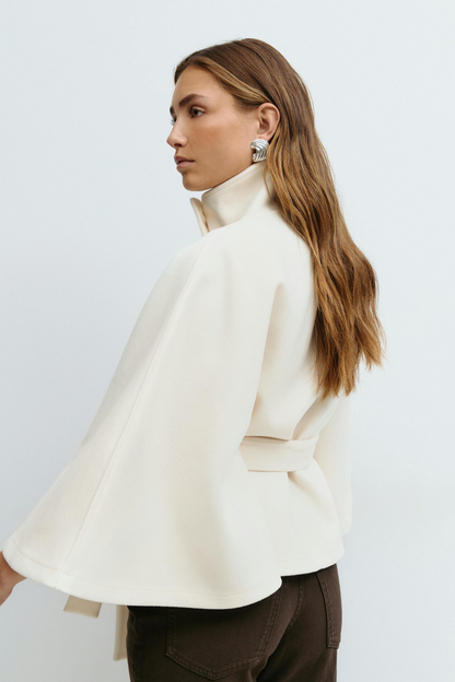 Emily | Belted Cape Jacket