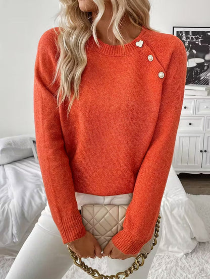 Amora | Long Sleeve Knitted Sweater