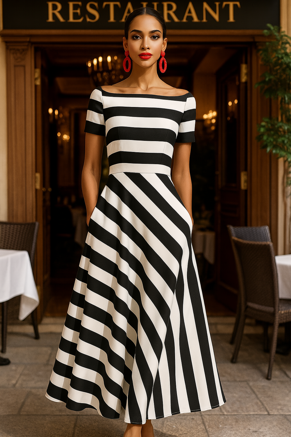 Sienna | Striped Dress