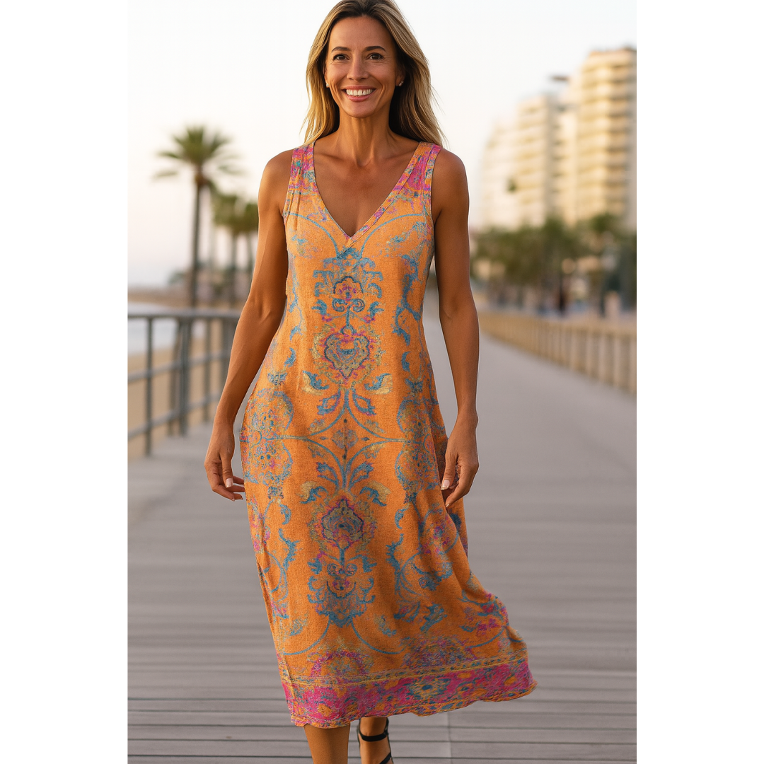 Naima | Totem Print Cotton Dress