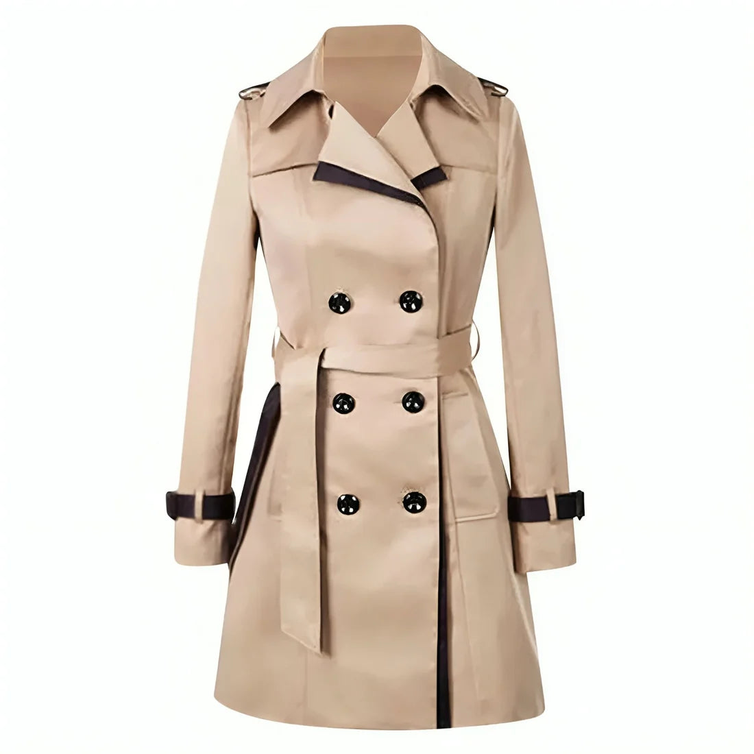 Maya | Double-Breasted Trench Coat