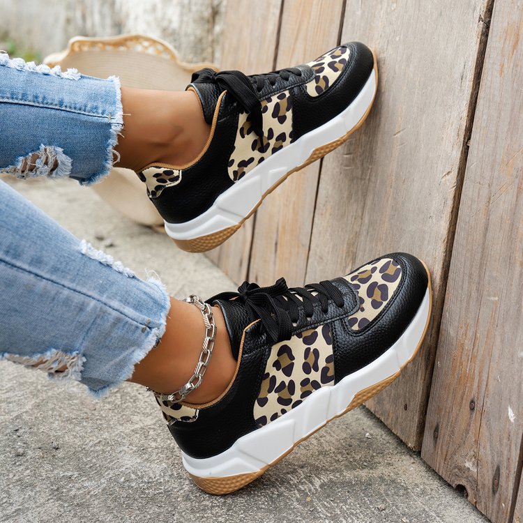 Liora | Comfortable Leopard Sneakers
