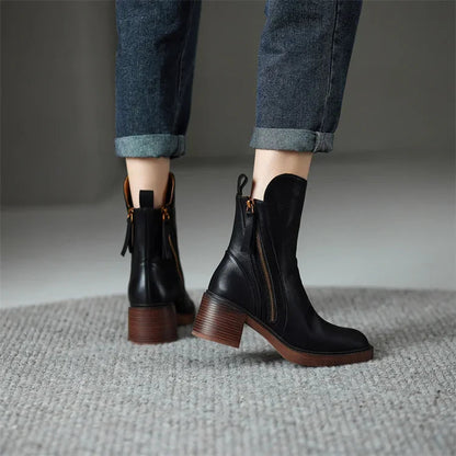 Zara | Leather Boots