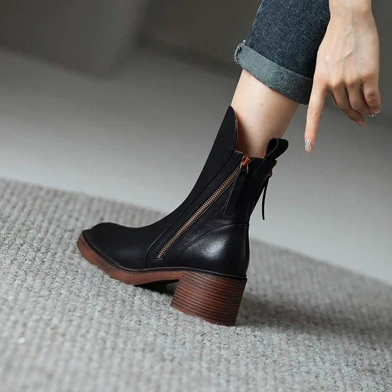 Zara | Leather Boots