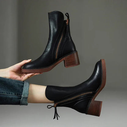 Zara | Leather Boots