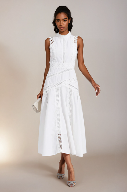 Lisette | Sleeveless Lace Dress