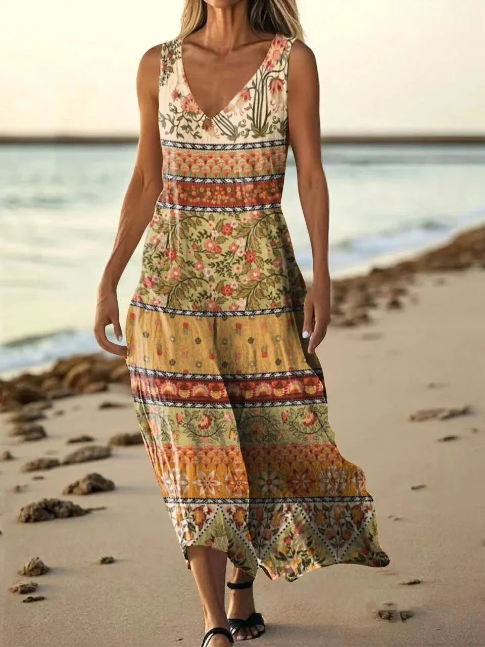 Naima | Totem Print Cotton Dress