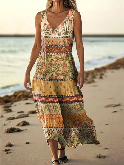 Naima | Totem Print Cotton Dress