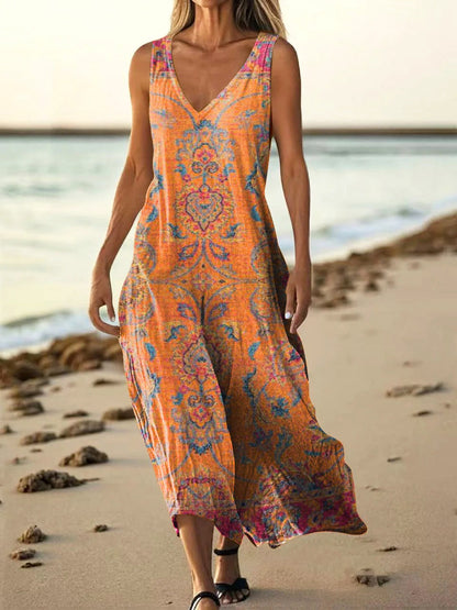 Naima | Totem Print Cotton Dress