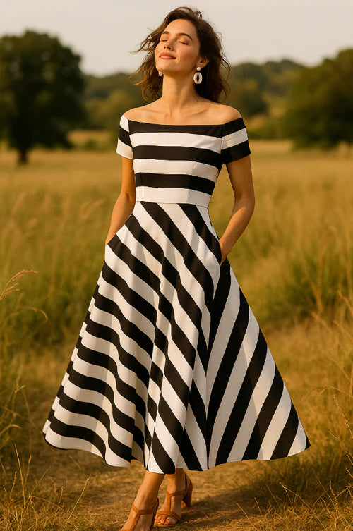Sienna | Striped Dress